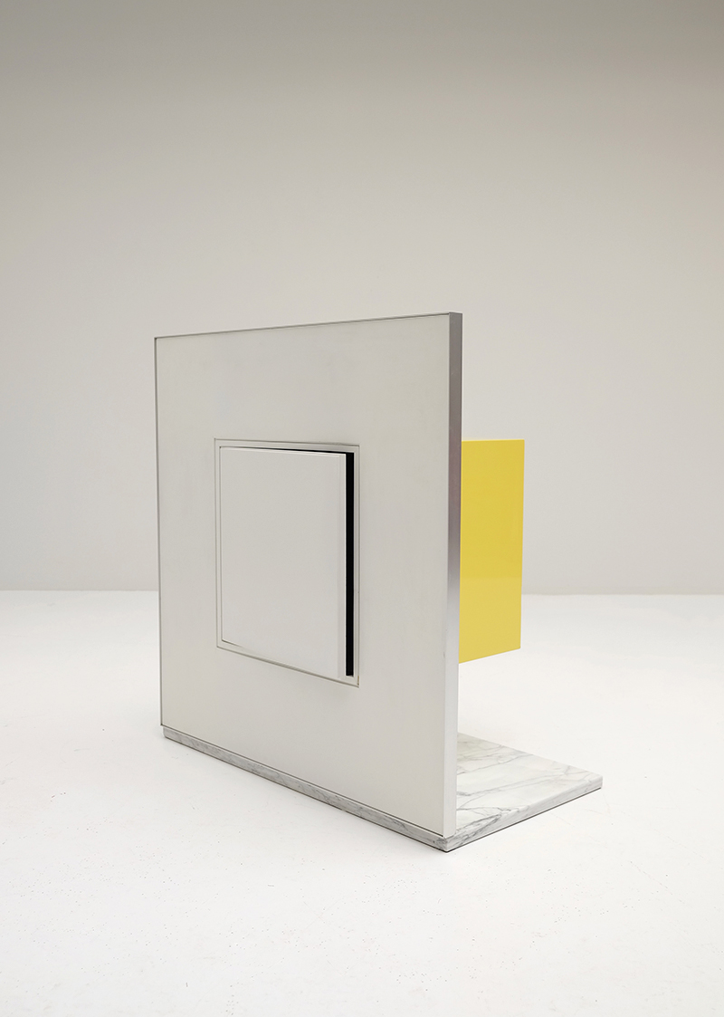 Pieter De Bruyne Mirror Cabinet with Marble Base 1974image 5